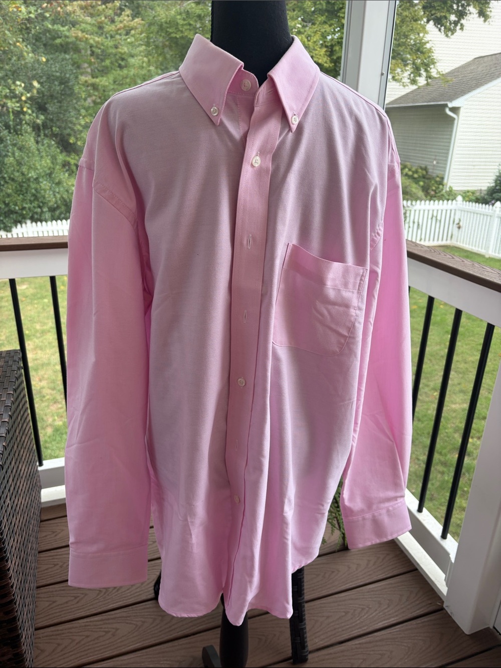 Saddlebred Men's Light Pink Button-Down Shirt